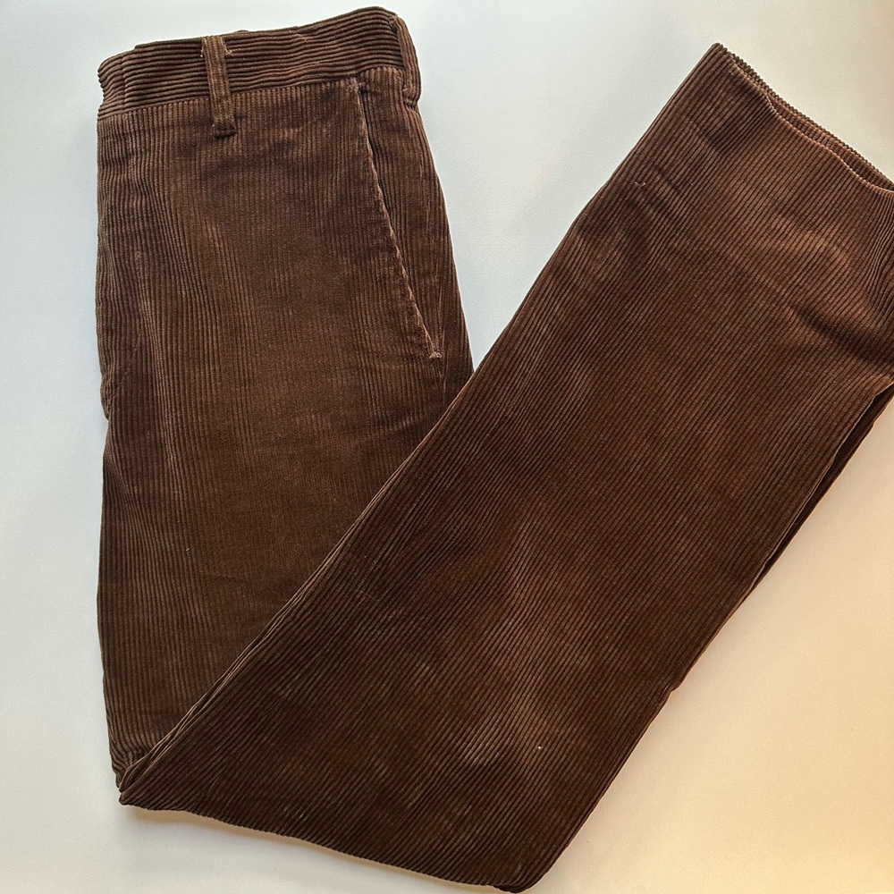 Vintage Lord & Taylor Corduroy Pants in Chocolate Brown